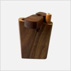 Wooden Dug Out With Metal Cigarette Bat