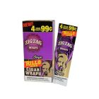 Zig Zag Rillo Sized Grape Cigar Wraps 60CT