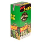 Zig-Zag Rillo Size Cigar Wraps Green | Premium Cigar Wraps 