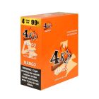 4 Kings Cigarillos Mango 15/4ct Pouches Total 60 Cigars