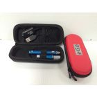 Small Red E Cig Zip Case Kit