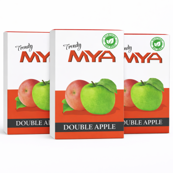 Mya Non Nicotine Hookah Double Apple Flavor ( Pack of 3)
