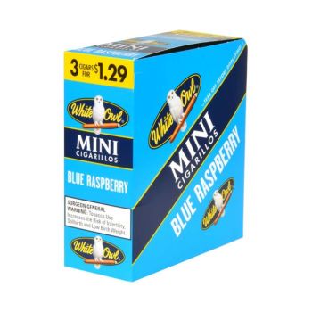 White Owl Mini Cigarillos Blue Raspberry 45CT | 3 Cigars for $1.29