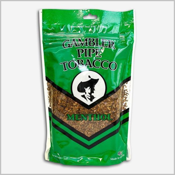 Gambler Menthol Pipe Tobacco 16 Oz - OHM Filtered Cigars - Filtered Cigars 