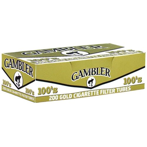 Gambler Filter Tubes 100 mm Full Flavor 5 Cartons of 200