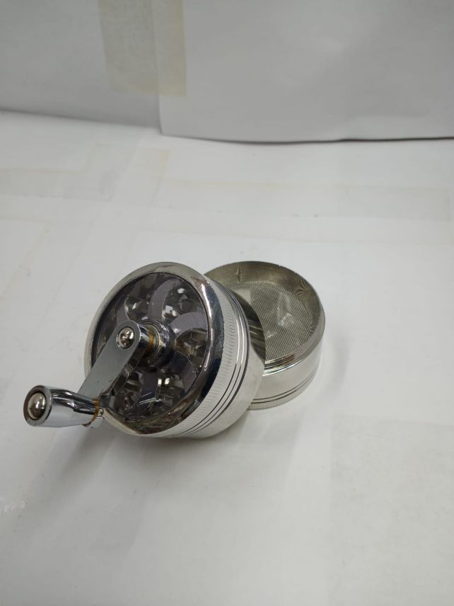 tobacco grinder with handle 2 Inch Metal Herb Grinder with Handle