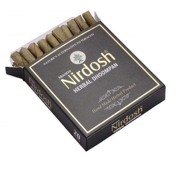 tobacco free cigarettes Nirdosh Herbal Cigars Pack of 3 (60 sticks)