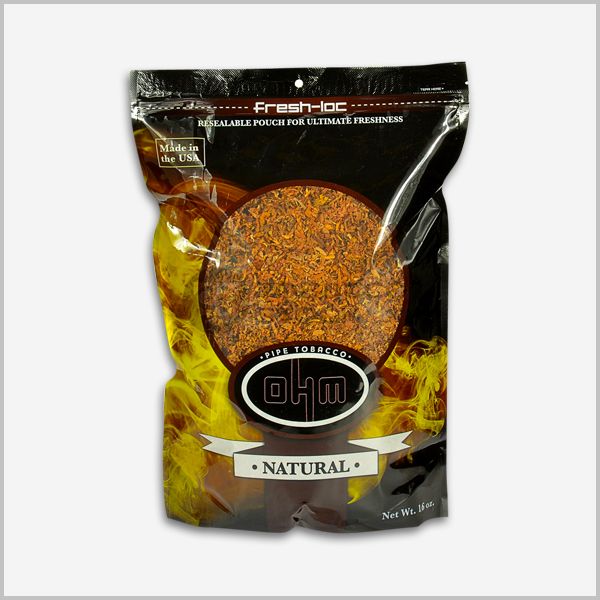 Ohm Natural Pipe Tobacco 16 Oz - Roxwell Cigarette Tubes