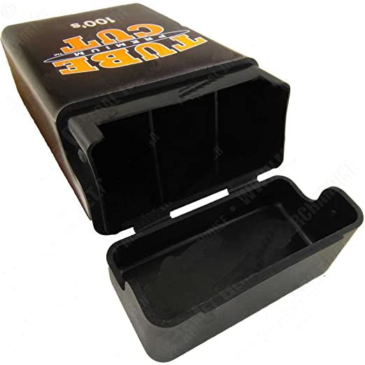 plastic cigarette case for 100s Gambler Tube Cut 100's Cigarette Case