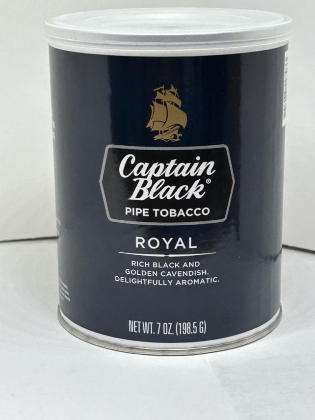 captain tobacco ladysmith Captain Black Royal Pipe Tobacco Can