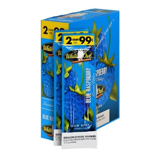 White Owl Cigarillos Blue Raspberry