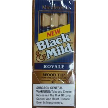 Black N Mild Royale Wood Tip 5X10