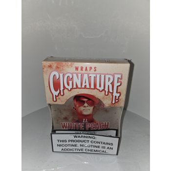 Cignature White Peach Cigar Wraps 50CT