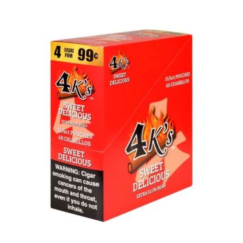 4 Kings Sweet Delicious Cigarillos 60CT | 4 Cigars for 99 Cents