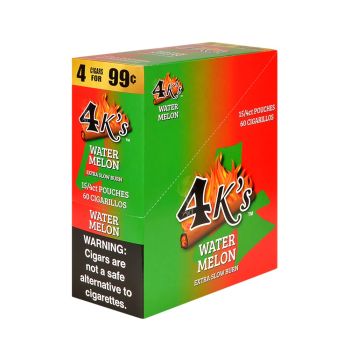 4 KINGS CIGARILLOS 15 PACKS OF 4 WATERMELON