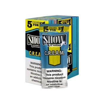Show Cream Cigarillos 5f1