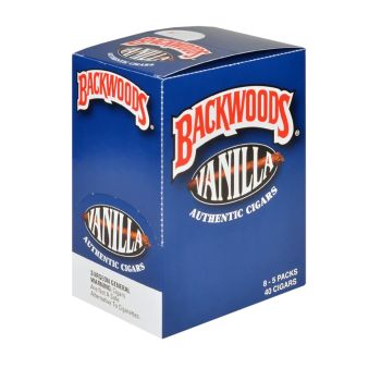 Backwoods Cigarillos Vanilla 8 Pack of 5 Cigars