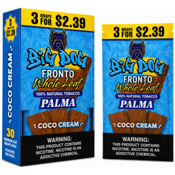 Big Dog Whole Leaf Fronto Palma 10ct