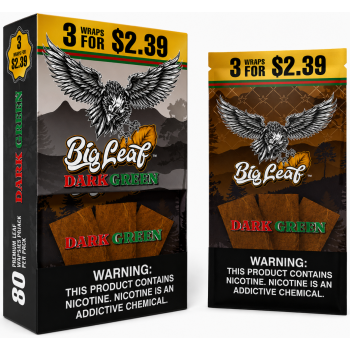 Big Leaf Dark Green 10-3pk