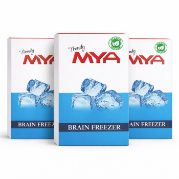 Mya Non Nicotine Brain Freezer Hookah Flavor ( Pack of 3)