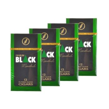 Djarum Black Menthol Filtered Cigars 4 Pack Special