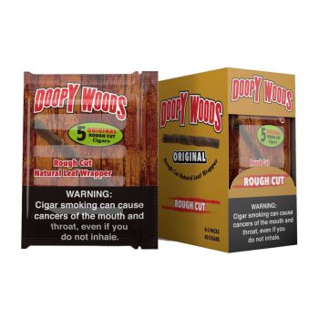 Doopy Woods Original Cigars 40 CT | Rough Cut Natural Leaf Wrapper