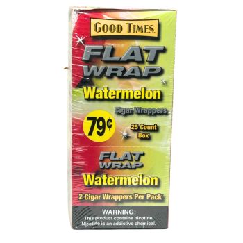 Good Time Watermelon Flat Wraps | 25 Count Box