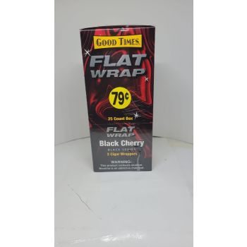 Good Times Flat Wrap Black Cherry 25ct