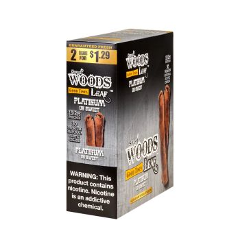Good Times Sweet Woods Platinum Cigarillos | 30 Premium Natural Rustic Cigars