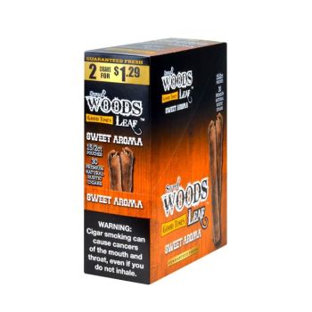 Good Times Sweet Woods Leaf Sweet Aroma Cigarillos | 2 Cigars for $1.29