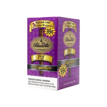 Bluntville Natural Leaf Triple Wrapped Piff