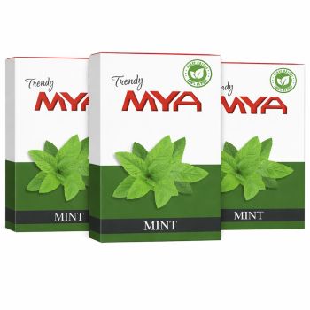 Mya Non Nicotine Hookah Flavor Mint (Pack of 3)