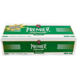 Premier Cigarette Tubes Menthol King Size 200CT