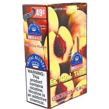 Royal Blunts EZ Roll Tube Georgia Peach 25CT