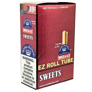 Royal Blunts EZ Roll Tube Sweets 25CT