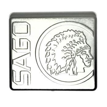 Sago Stainless Steel Cigarette Case