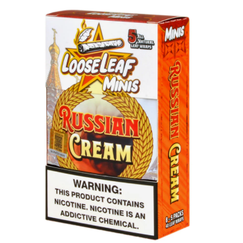 Loose Leaf Mini Wraps Russian Cream 8 5pk