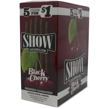 Show Cigarillos Black Cherry 5x15=75ct