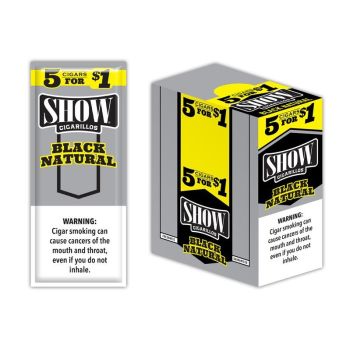 Show Cigarillos Black Natural 75CT