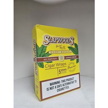 slapwoods cigar wraps sweet banana natural leaf