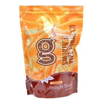 Smokin'G Pipe Tobacco Turkish Straight Blend 8 Oz