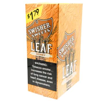 Swisher Sweets Leaf Honey Cigars | 10 Packs of 3 Cigars, Total 30 Cigars | 3 Cigarillos for $1.79