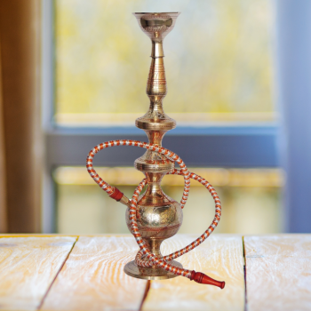 large brass hookah pipe 1.43kg