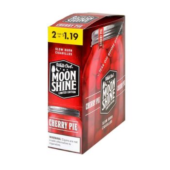 White Owl Cigarillos Cherry Pie Moonshine 30CT | 2 Cigars for $1.19