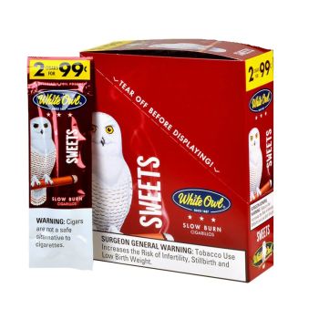 White Owl Cigarillos Sweets 30CT | Slow Burn Cigarillos