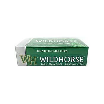 Wildhorse Menthol 100mm Cigarette Tubes 200CT