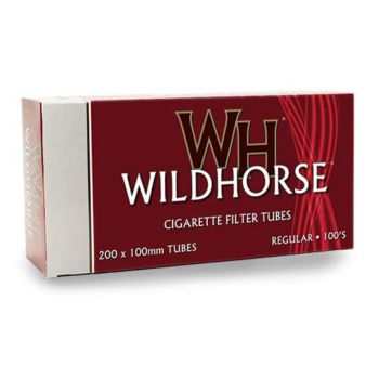 Wildhorse Regular 100MM Cigarette Tubes 200CT