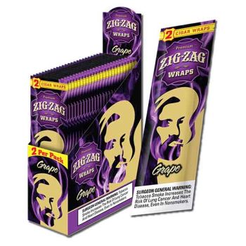 Zig Zag Cigar Wraps Grape 50 CT