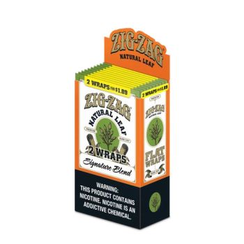 Zig Zag Natural Leaf Signature Blend Wraps