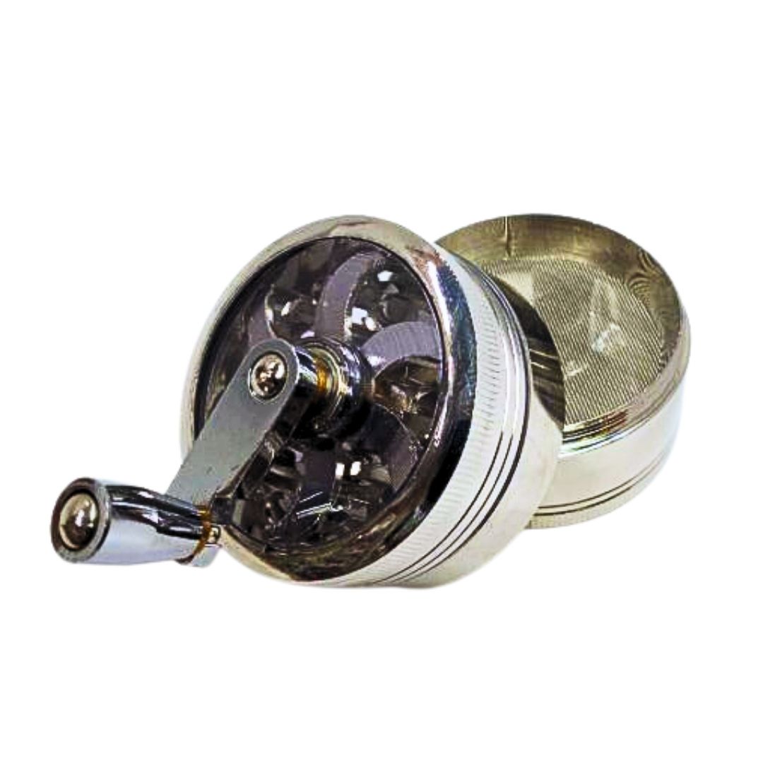 tobacco grinder with handle 2 Inch Metal Herb Grinder with Handle